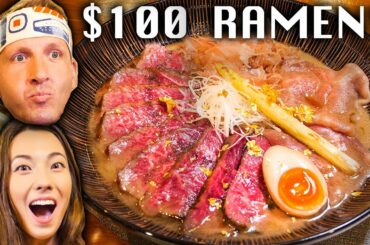 $2 Ramen VS $100 Ramen in Tokyo, Japan!!! Never Seen Before!!