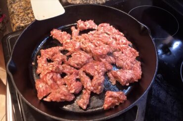 Impeachment Easy Italian Pork Sausage, mushroom, & gnocchi dinner!