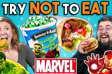 Try Not To Eat Challenge - Marvel Food | People Vs. Food