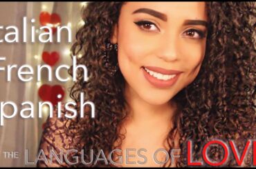 Valentines Day ASMR ~ Whispering in ITALIAN, FRENCH and SPANISH + Eating Chocolates ~