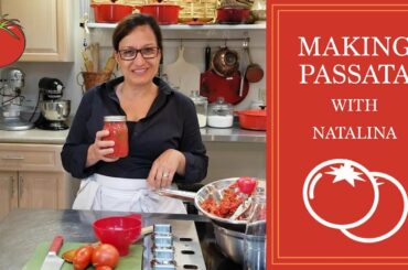 How to Make Grandma’s Homemade Passata Recipe | Back to Basics | Natalina’s Kitchen