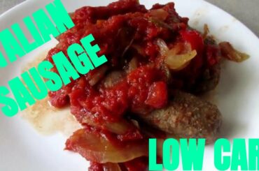 ITALIAN SAUSAGE CROCK POT RECIPE | LOW CARB DINNER | BECKS CORNER 10-9-18