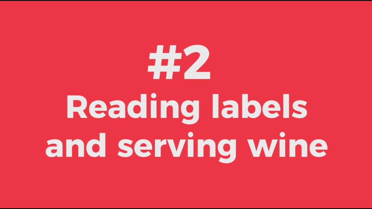 Tuscan Wine for Beginners: #2 Reading labels and serving wine Tuscan Wine for Beginners: #2 Reading labels and serving wine