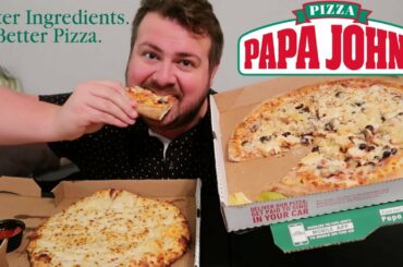 PAPA JOHNS PIZZA MUKBANG (EATING SHOW)