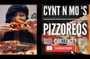CYNT N MO'S Pizzoreo Challenge | #pizzachallenge #pizzamukbang #funnychallenges