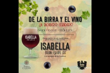 Presentación Isabella Italian Grape Ale