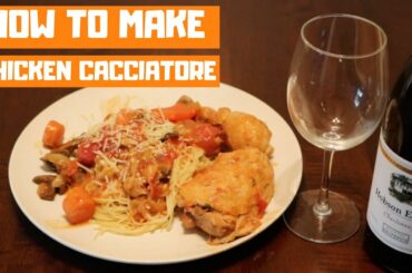 Authentic Chicken Cacciatore; Make Authentic Italian Food; Authentic Italian Recipes