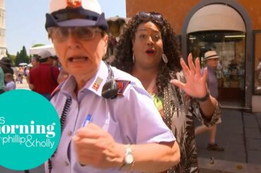 Italian Police Interrupt Alison During Live Broadcast | This Morning