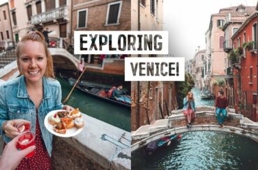 Venice CITY TOUR! - Best Coffee, Delicious Cicchetti, Glass Blowing + MORE!
