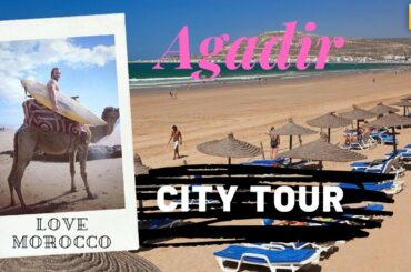 Agadir City Tour l Morocco Video Walk【4K Travel】🇲🇦 ✈️