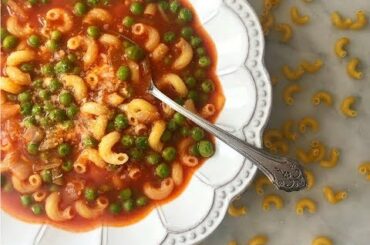 Peas and Macaroni - Rossella's Cooking with Nonna