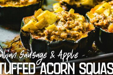 Italian Sausage Stuffed Acorn Squash