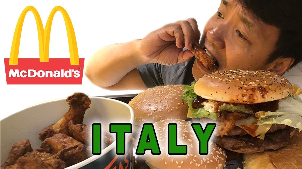 Trying McDonald's in ROME ITALY! Trying McDonald's in ROME ITALY!