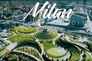 Milan An Evolving City | 4K drone footage of Milano Skyline in Italy