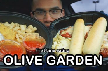 First time eating OLIVE GARDEN