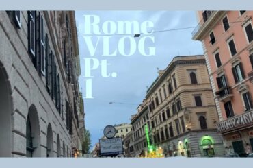 VISITING ROME & Italian Food! | Vlog Pt. 1