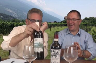 Fellas with wine.Carmenere or Chianti? Only Six English Pounds too.