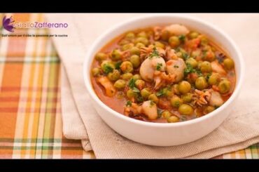 Cuttlefish with peas ( seppie e piselli ) - original Italian recipe