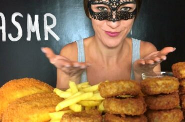ASMR FRIED FOOD (Chicken Nuggets, French Fries & Italian Sofficini) Eating Sounds MUKBANG NO TALKING