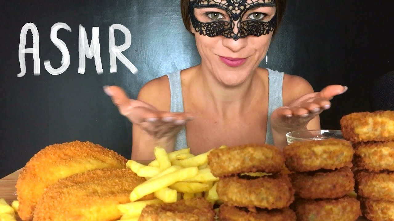 ASMR FRIED FOOD Chicken Nuggets French Fries Italian Sofficini ASMR FRIED FOOD Chicken Nuggets French Fries Italian Sofficini
