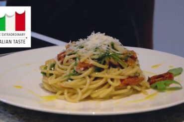 Spaghetti con rucola e pomodorini al forno | Chef Tina Rossano