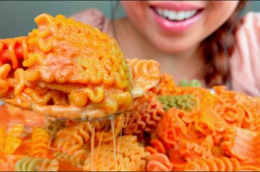ASMR CREAMY CHEESY TOMATO PASTA Italian Radiatori 🧀 먹방 Eating Sounds *No Talking* suellASMR