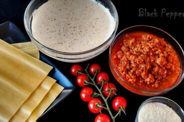 Béchamel  - Italian recipe - Sauce for Lasagna | Black Pepper Chef