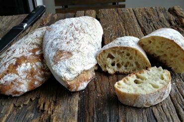 How to make CIABATTA BREAD with original Italian recipe