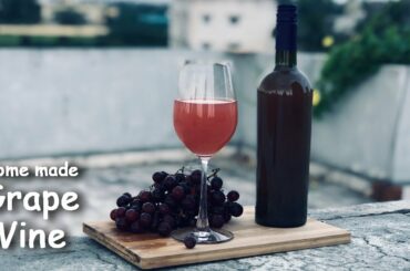 Grape Wine || Home made wine || Wine making process || wine recipe || Christmas special wine ||Ep:37