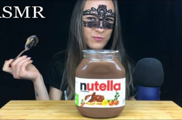 ASMR NUTELLA EATING (Ferrero Hazelnut Spread) Eating Sounds *Mukbang