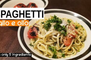 Spaghetti Aglio e Olio (First Try and Nailed It)