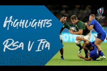 Highlights: South Africa 49-3 Italy - Rugby World Cup 2019