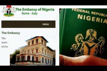 #Passaport Alert In Nigeria Embassy In Rome Italy