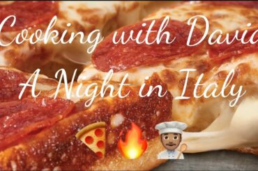 A Night in Italy|Homemade Pizza Recipe|Easy|Italian Cuisine|Chef|