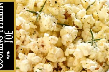 Rosemary Parmesan Popcorn Cooking Italian with Joe