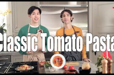 2. One Dish Dining BTS - Italian Tomato Pasta