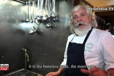 "Italian Food" - "Braciola taglio bistecca" - "Pave Rump Steak -  "Fabio Picchi" - "Cibreo"