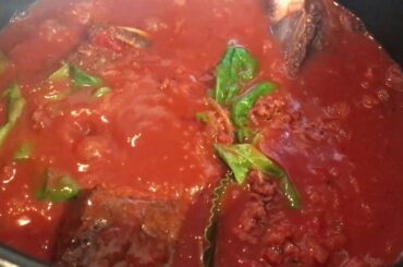 Italian ragout - Italian casserole pressure cooker recipe - Italian lasagne ragout