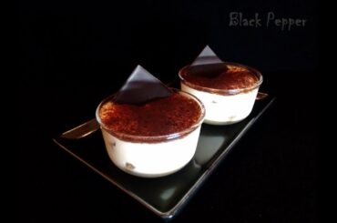 Italian TIRAMISU No Bake Cake | Black Pepper Chef