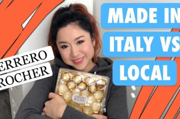 Made in Italy Ferrero Rocher VS. Locally Bought - Ruby Test Tuesday - Food Tasting, Food Video