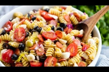 How to Make Italian Pasta Salad | The Stay At Home Chef