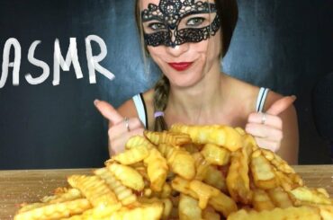 ASMR CHEESY FRENCH FRIES WITH CHEDDAR CHEESE MUKBANG (Eating Sounds) NO TALKING