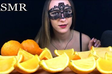 ASMR EATING ONLY ORANGE FOOD JELLO CHALLENGE (ASMR Mukbang Eating Sounds) BEAUTY AND THE BEAST ASMR