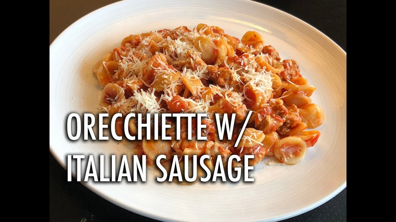 Orecchiette w/Spicy Italian Turkey Sausage | Quick and Delicious Dinner Recipes | Cooking with Anadi Orecchiette w/Spicy Italian Turkey Sausage | Quick and Delicious Dinner Recipes | Cooking with Anadi