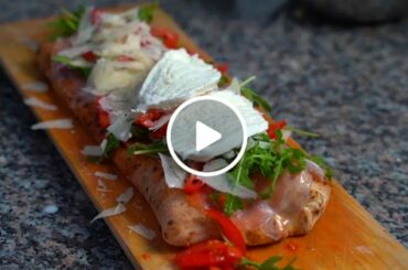 pizza- crema di formaggi, ortolana italiana, / Italian pizza recipes