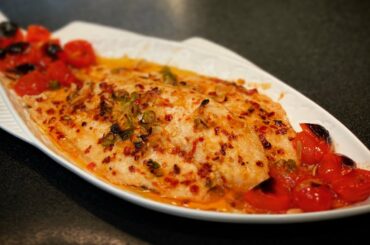 Pan Fried and Baked Sea Bass || Italian Recipe || branzino fritto e al forno| المقلية وخبز باس البحر