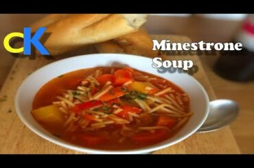 Chunky Italian Minestrone Soup Recipe