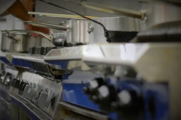 Handmade pasta at Bocconcino Restaurant in Mayfair, London