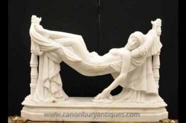 Italian Marble Statue Sleeping Beauty by Antonio Frilli    Canonbury Antiques