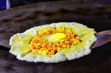 Roadside Four Layer Tik Tok Omelette | Delicious Egg Recipes | Egg Street Food | Indian Street Food